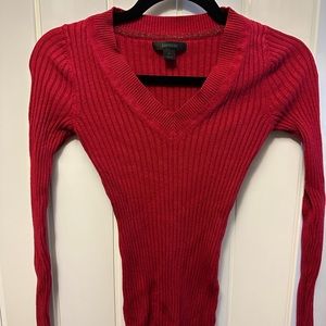 Express red sweater